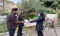 برپایی غرفه سلامت در دانشگاه ازاد اسلامی 